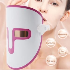 face facial shield mask with led