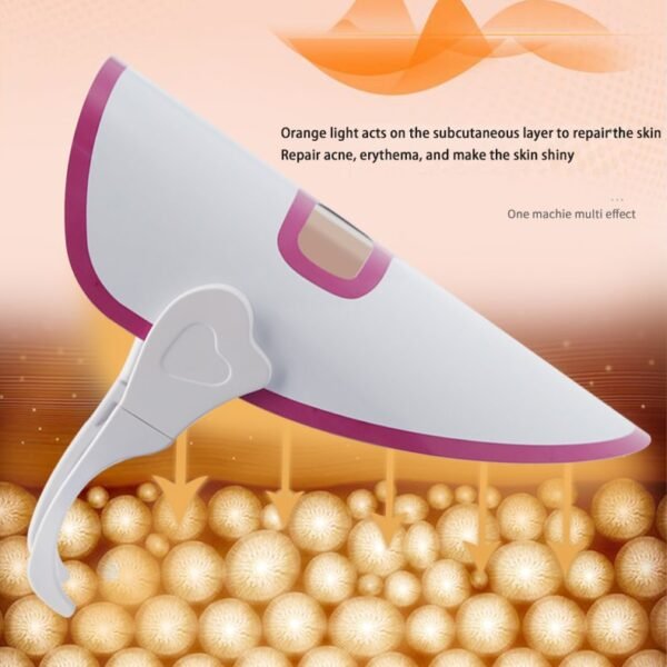 face facial shield mask with led
