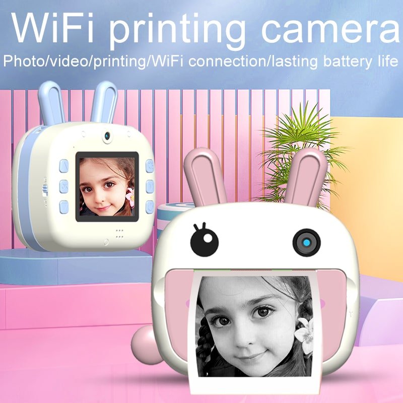 Printer Photo Wifi Instant Cartoon Digital Camera For Kid - Ounani ...