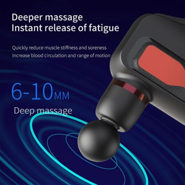 portable triangle body deep tissue cordless percussive vibration therapy fascial muscle relaxing booster massager