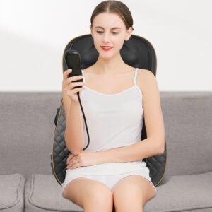 electric car home neck shoulder back waist kneading shiatsu heat hot compress vibration massage chair seat cushion