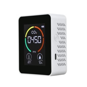 indoor outdoor which measures co2 air quality matter (pm2.5 and pm10) humidity monitor detector sensor meter tester