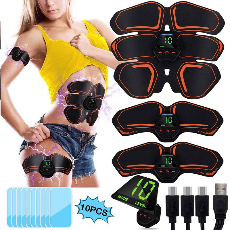 wireless exercise machine home mobile gym ems abdominal and arms hip trainer muscle stimulation fit boot toning stimulator