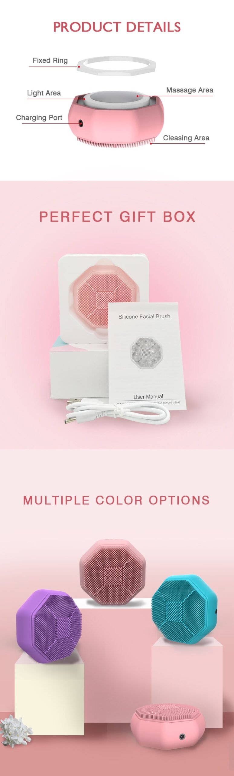详情图 03 photonic facial cleanser & skin rejuvenator(chargeable)