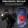 small indoor wireless surveillance security hidden camera system for home with phone app audio