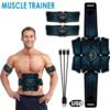protable guangzhou electric handheld body massager electro abdominal training muscle toner tens ems device machine stimulator