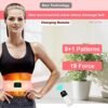 ems warm palace massage leather belt(charging remote)