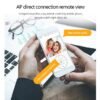 small indoor wireless surveillance security hidden camera system for home with phone app audio
