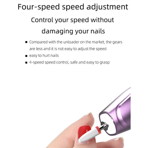 electric easy to replace the grinding head cordless manicure pedicure grinding polishing gel nail drill machine pen tools