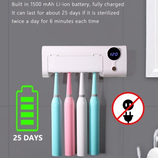 ultraviolet usb sterilizing sterilization uvc light uv toothbrush sterilizer sanitizer holder